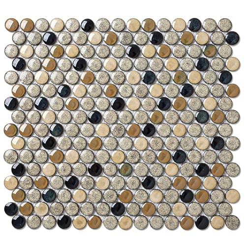 Penny Round Mosaic Tile