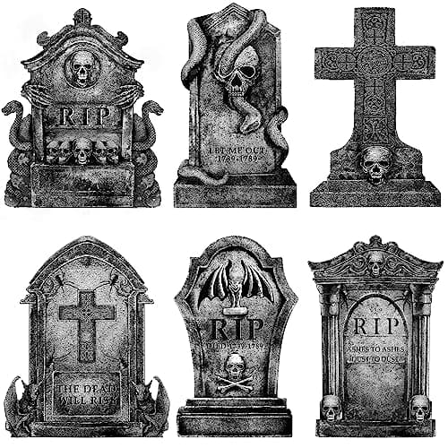 Realistic Tombstone Set