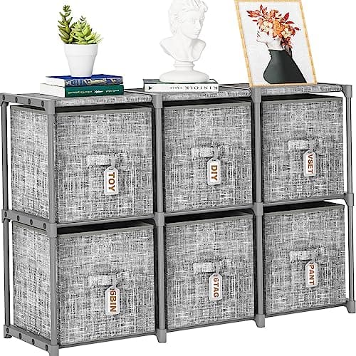 6-Bin Fabric Cubby