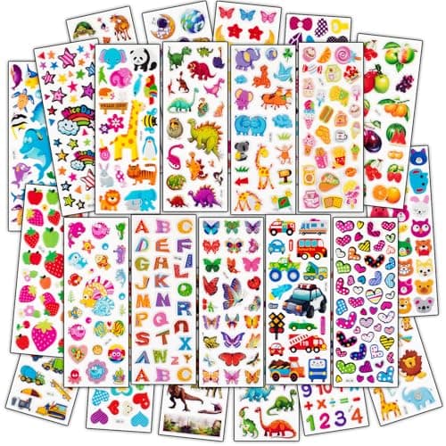 3D Puffy Sticker Pack