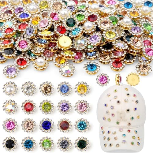 200pc Flower Rhinestones