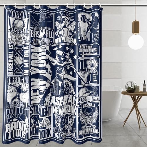 The Best Sports Fan Shower Curtains