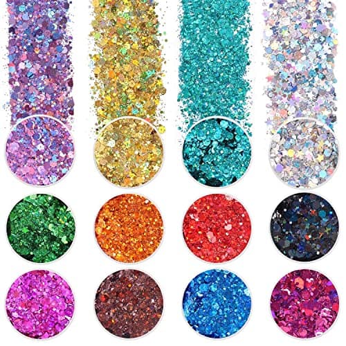 12-Color Holographic Set
