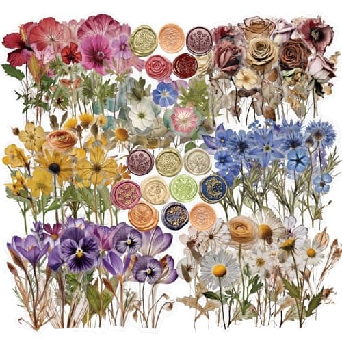 Pressed Flower Stickers