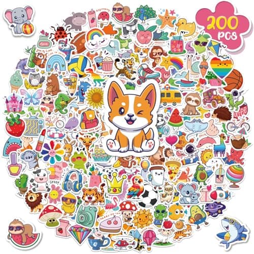 200 Cute Vinyl Stickers