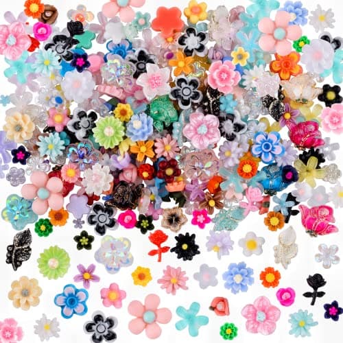 Floral Resin Nail Accents