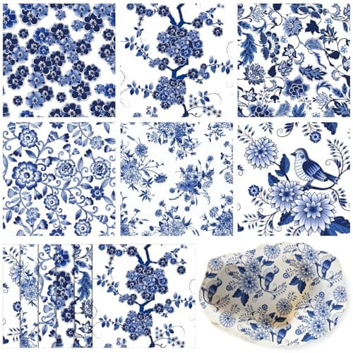 Epakh Blue Porcelain Napkins