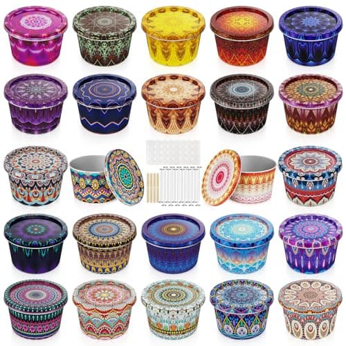 Travel 2.2oz Patterned Tins