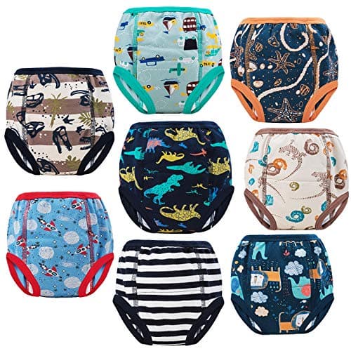 Absorbent 8-Pack Underpants