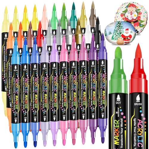 30-Color Dual-Tip Pens