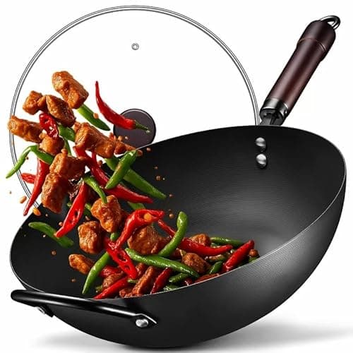 13” Carbon Steel Wok Pan