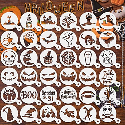 Halloween Cookie Stencils