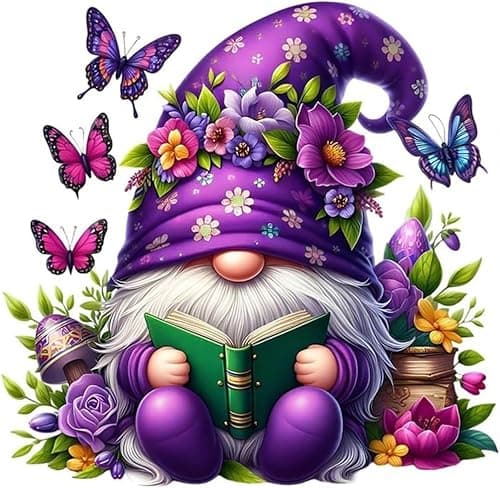Gnome Stamped Stitch Kit